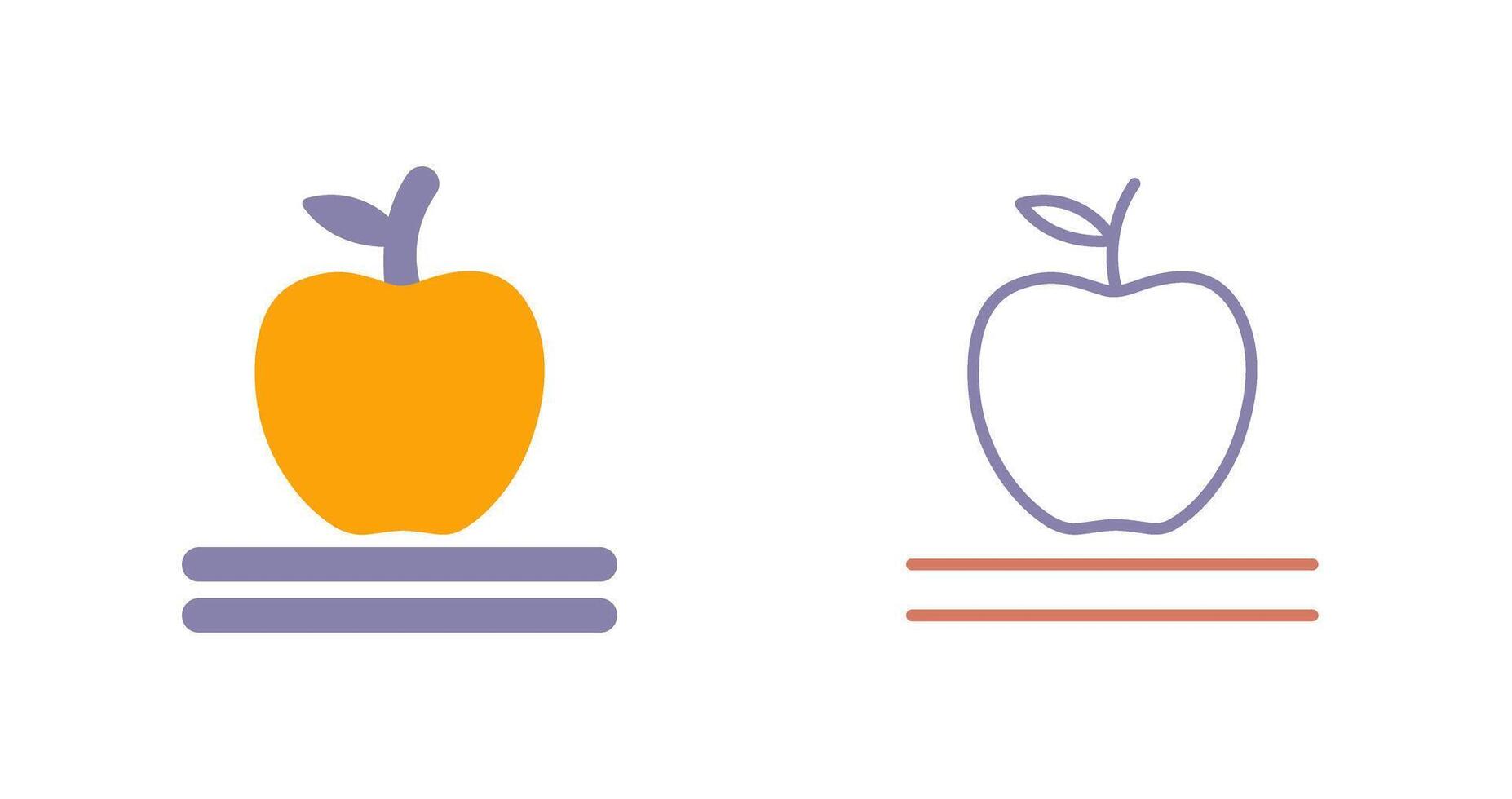 Apple Icon Design vector