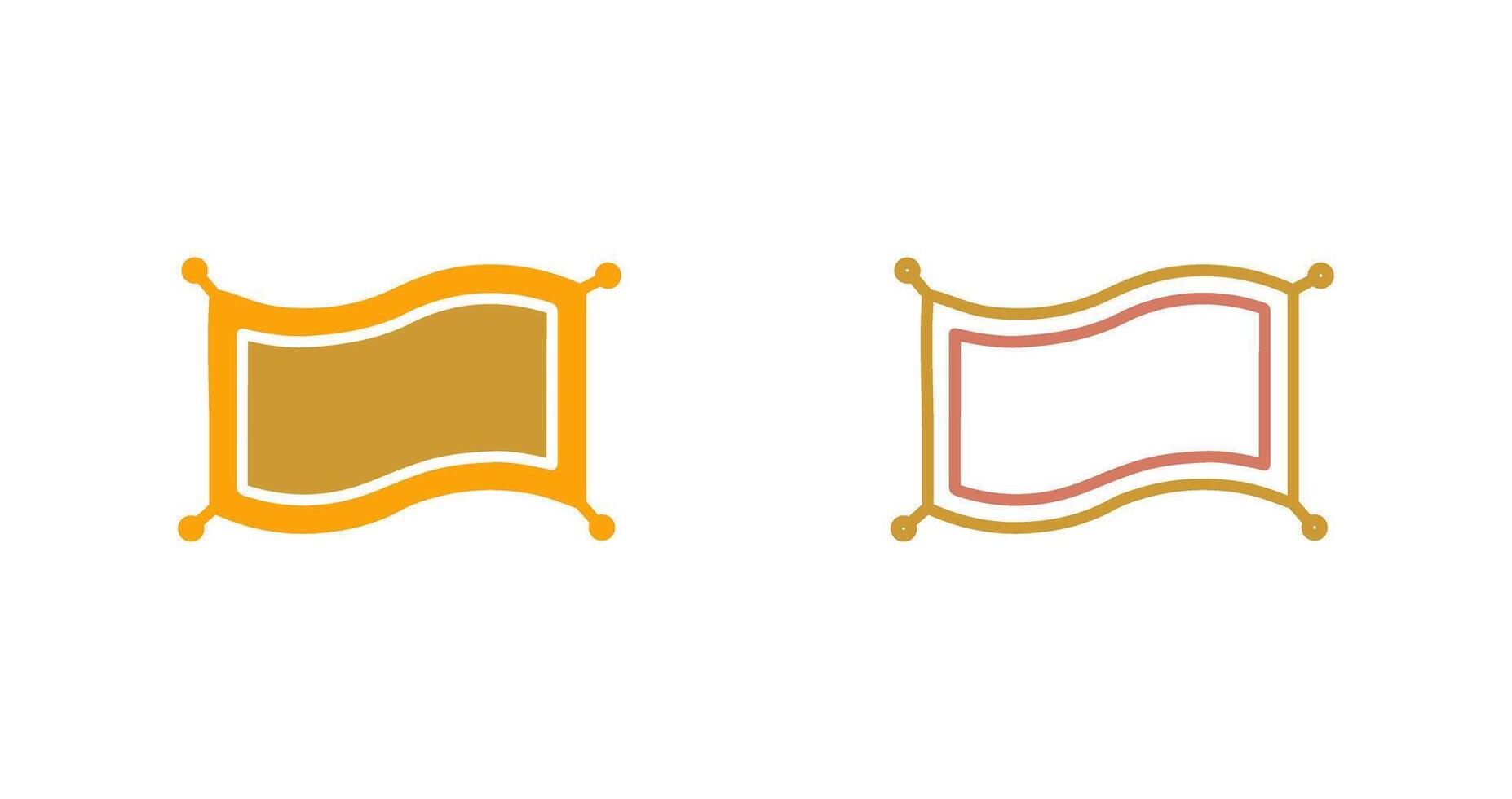 Magic Carpet Icon Design vector