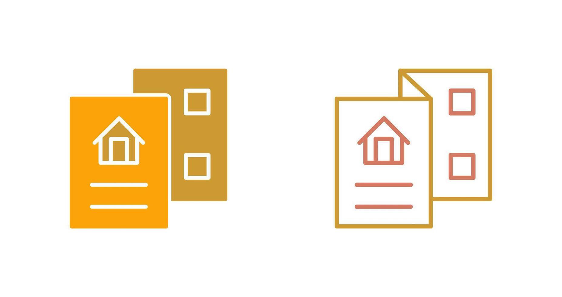 Brochure Icon Design vector