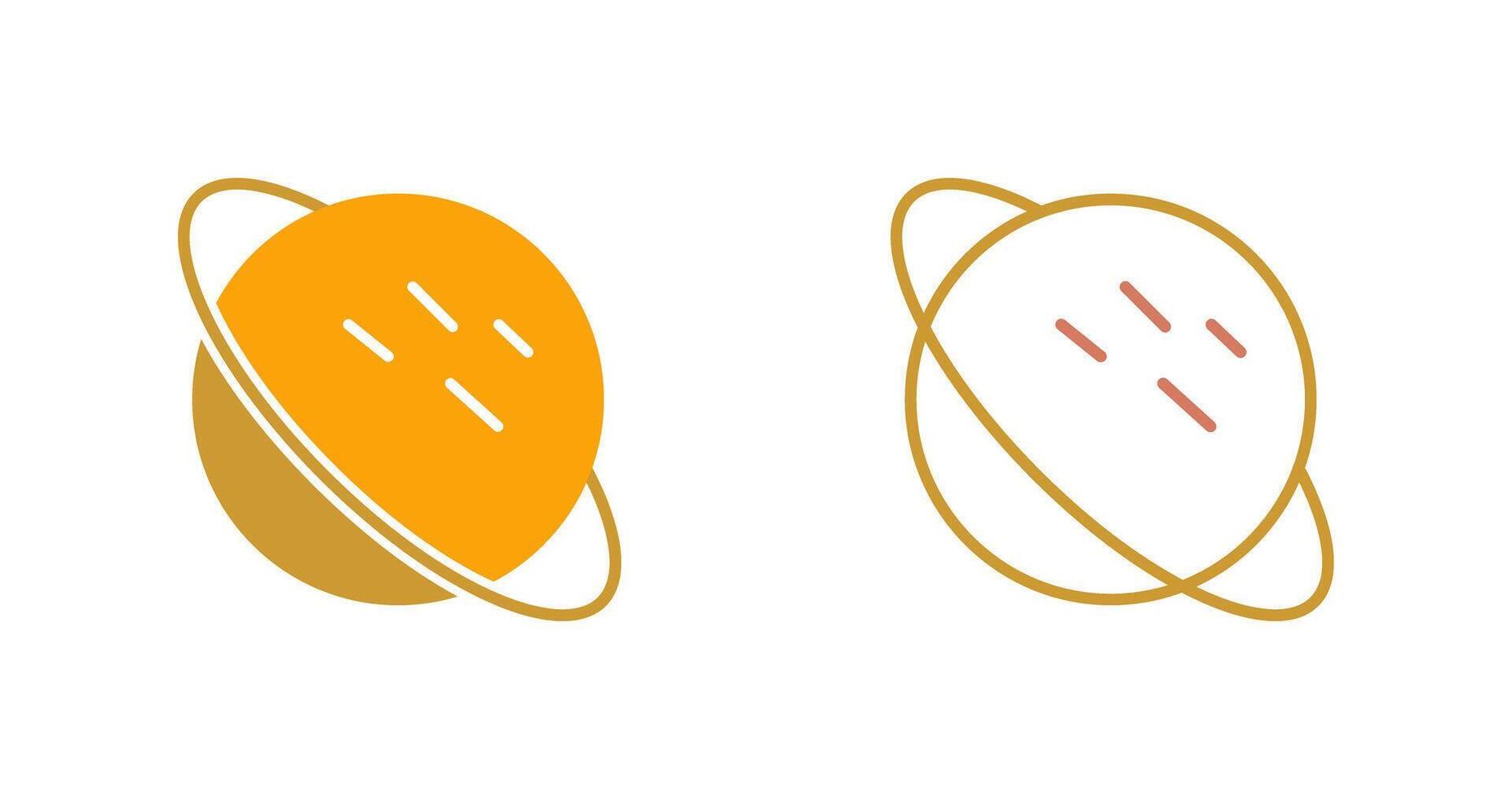 Saturn Icon Design vector