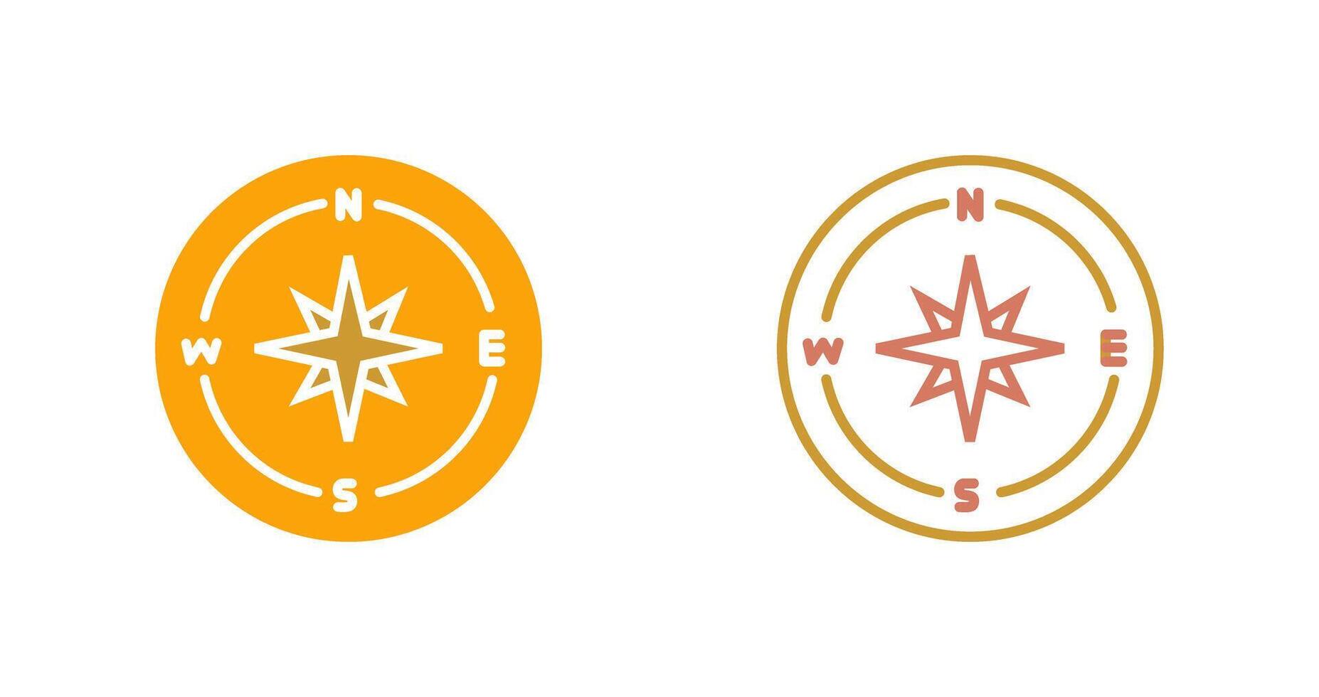 Compass Icon Design vector