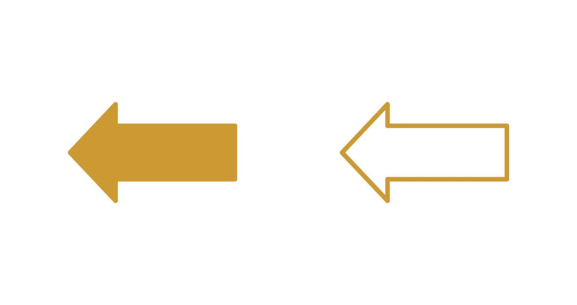 Left Icon Design vector