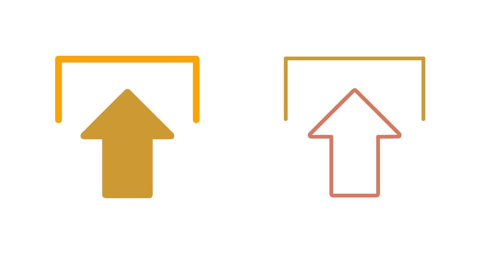 Upload Icon Design vector