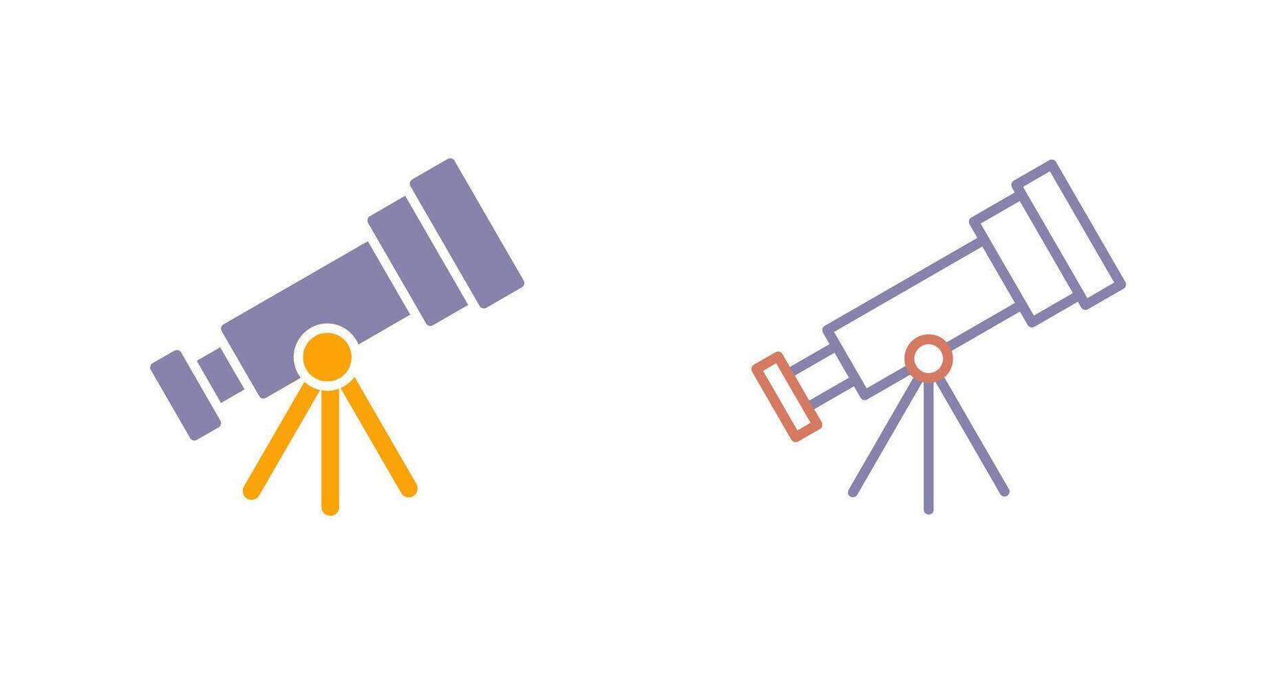 Telescope Icon Design vector