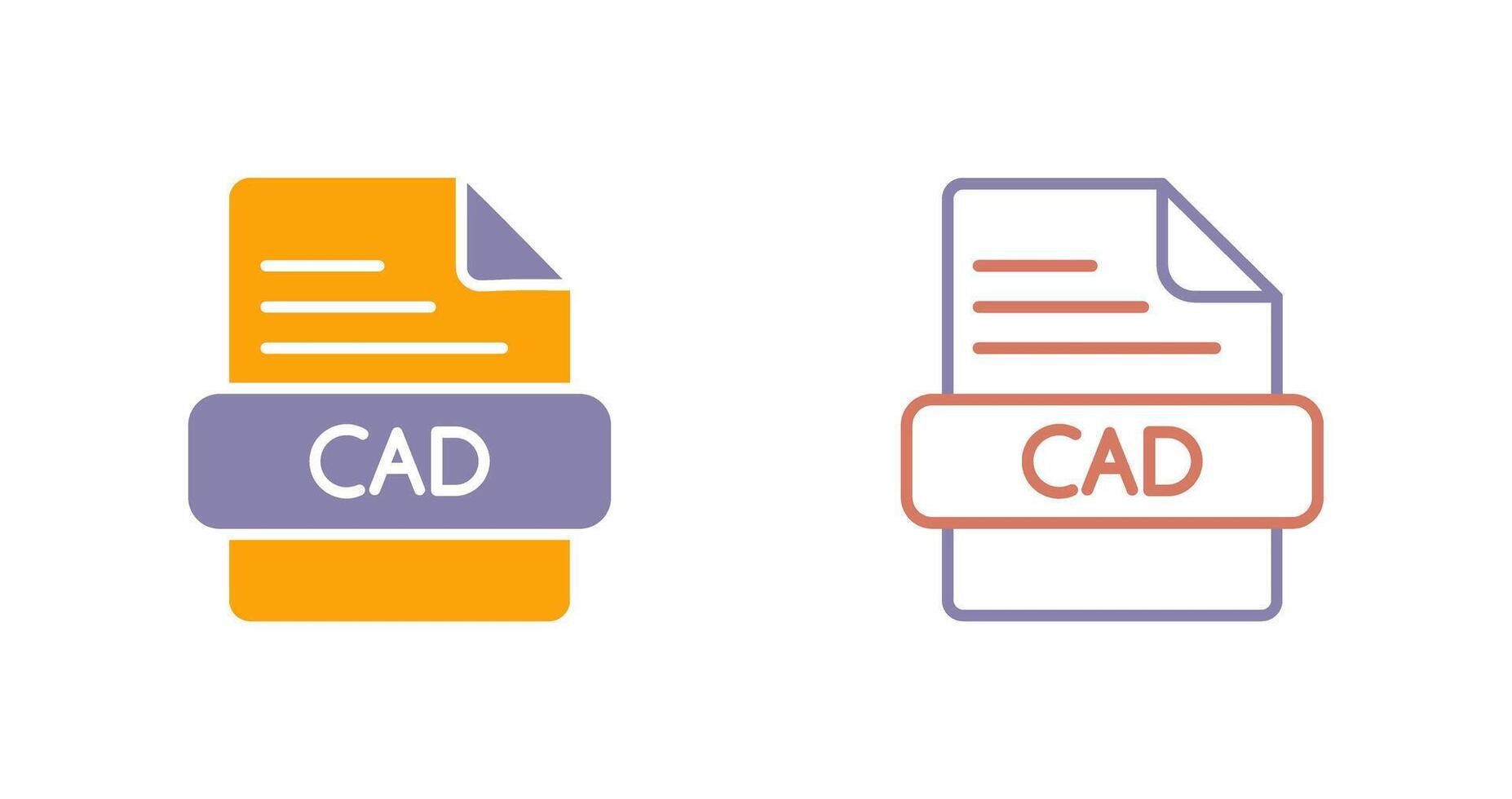CAD Icon Design vector
