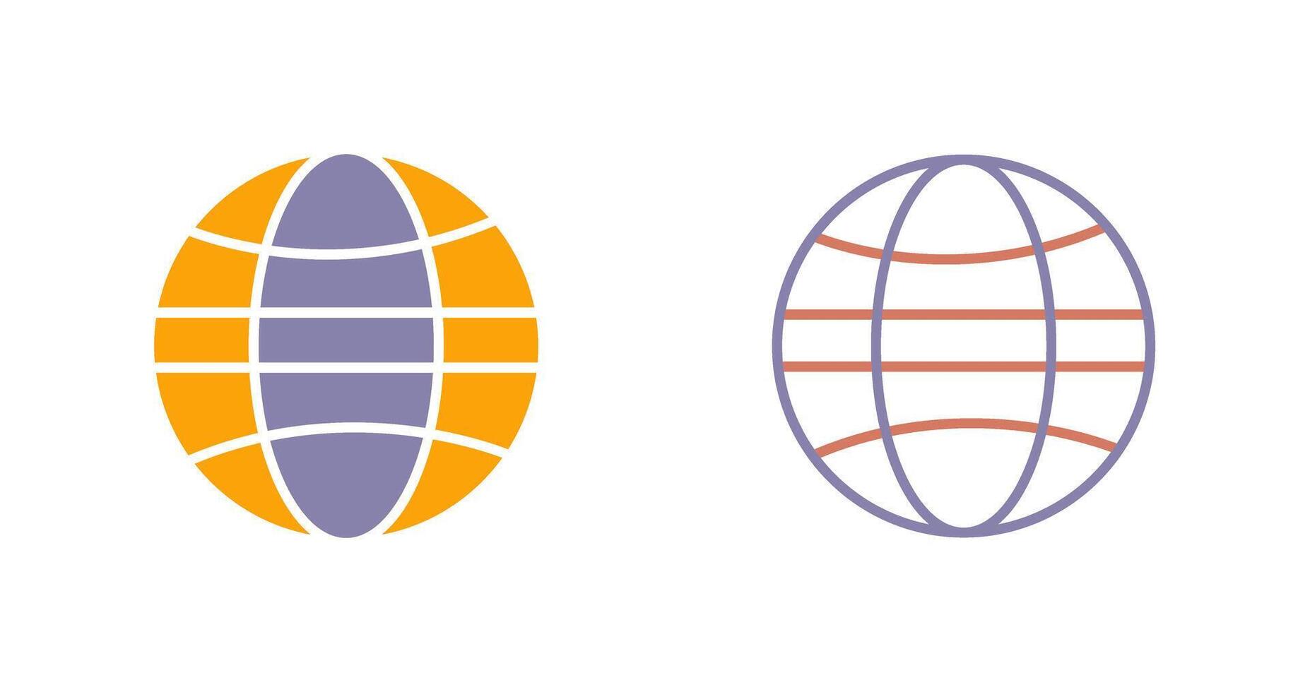 Globe Icon Design vector