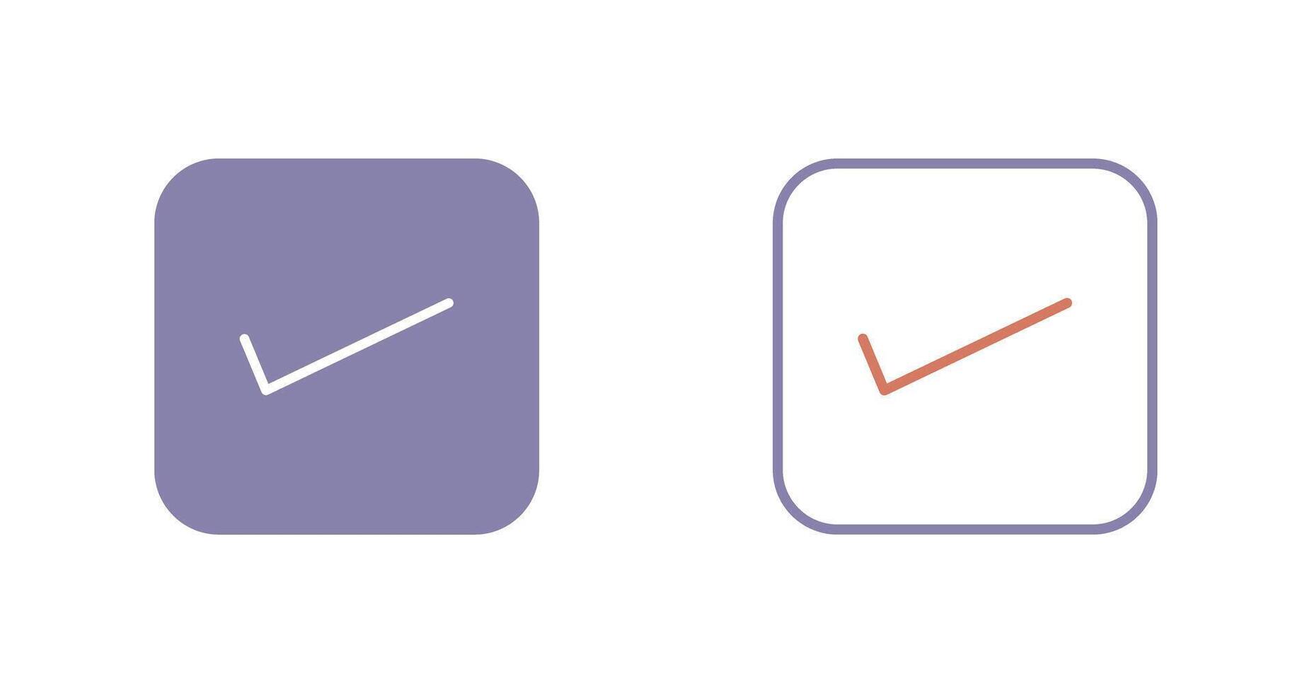 Checkbox Icon Design vector