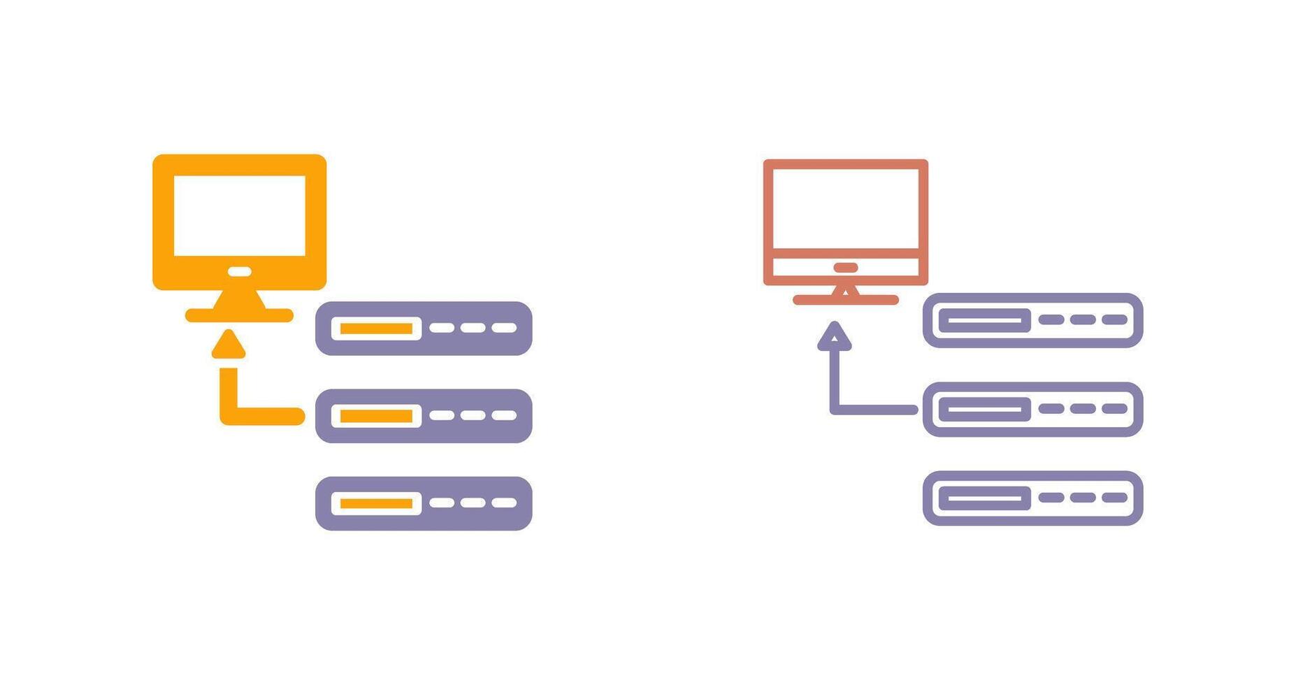 Database Icon Design vector