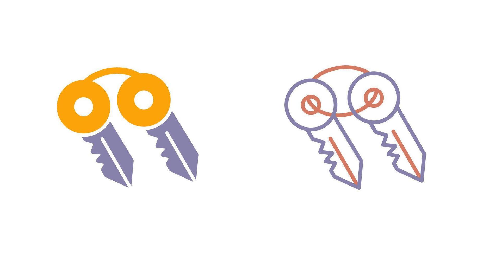 Keys Icon Design vector