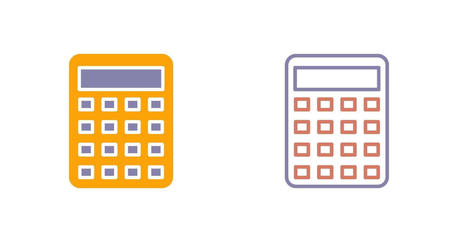 Calculator Icon Design vector