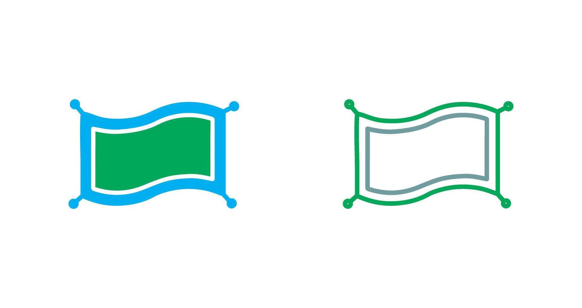 Magic Carpet Icon Design vector