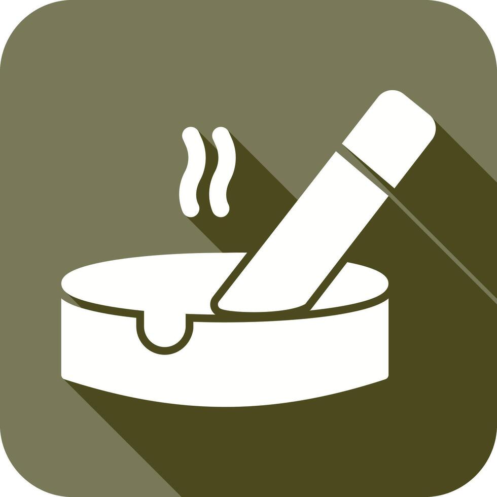 Ashtray Icon Design vector