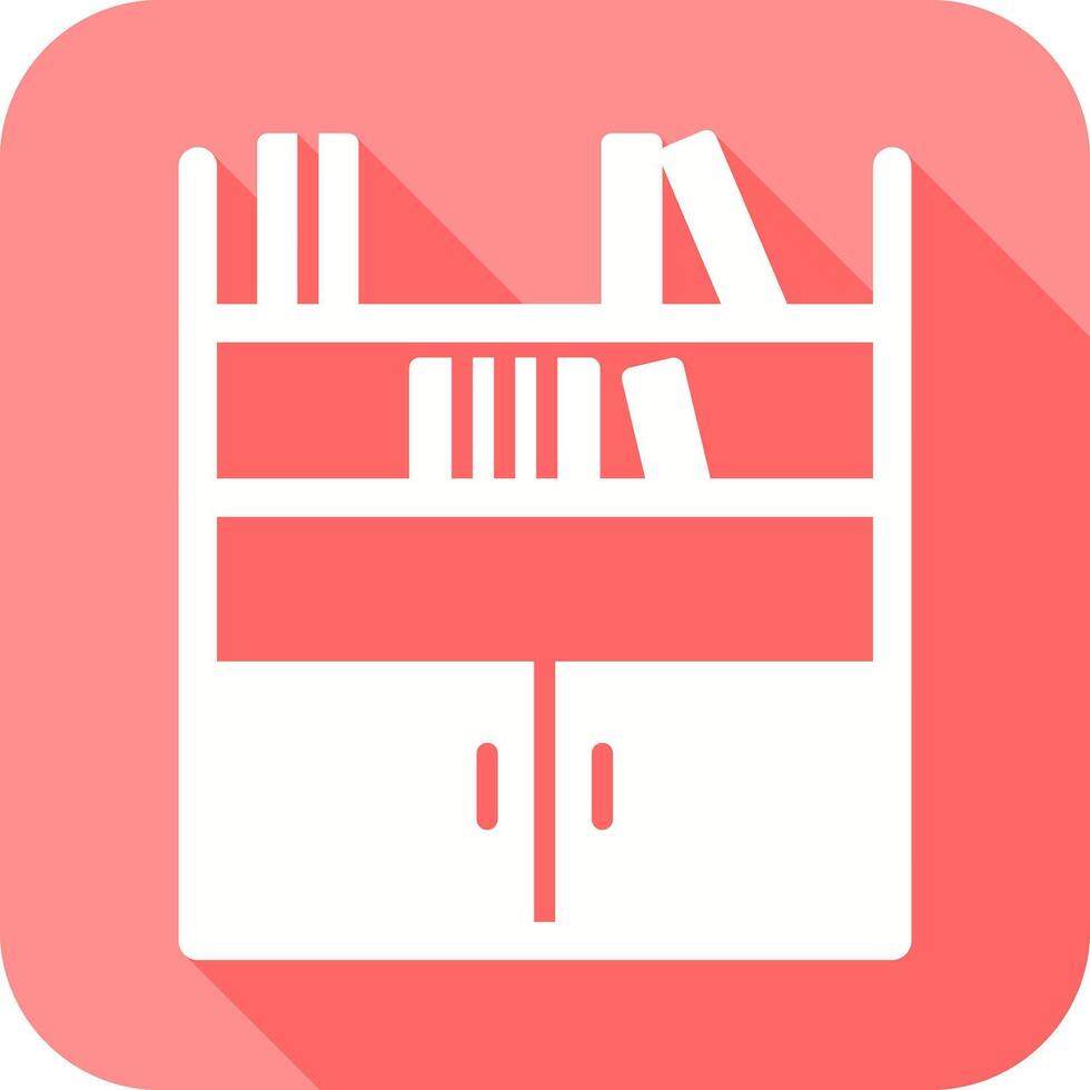 diseño de icono de estantería de libros vector