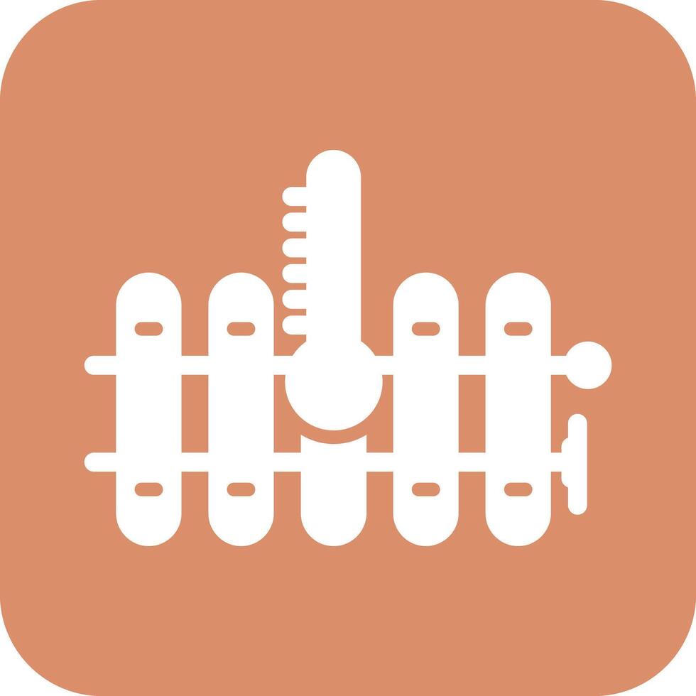 Radiator Icon Design vector