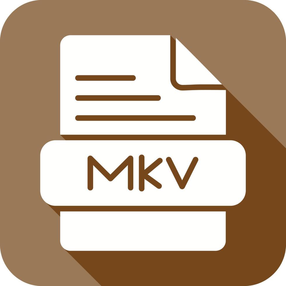 mkv icono diseño vector