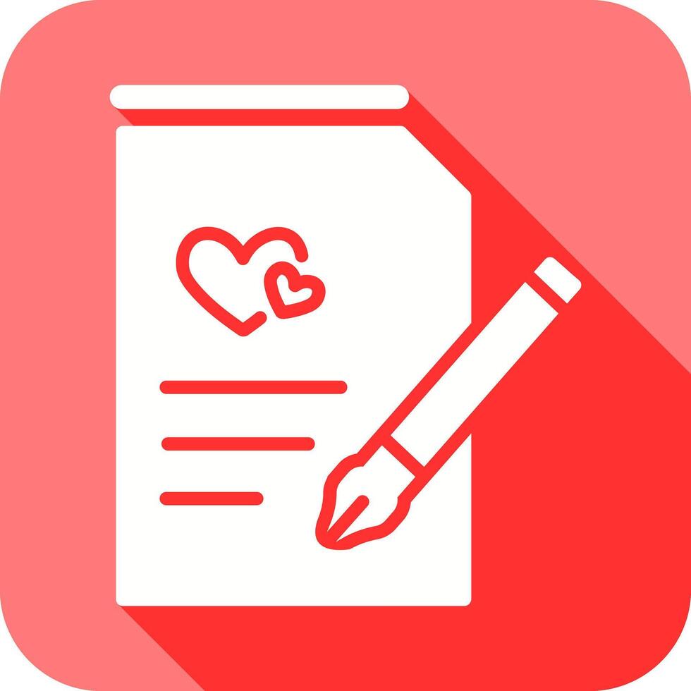 Marriage Contract Icon Design vector