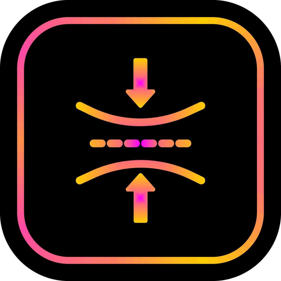 Elasticity Icon Design vector