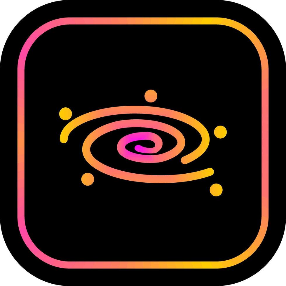 Black Hole Icon Design vector