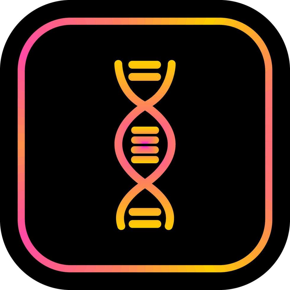 DNA Structure Icon Design vector