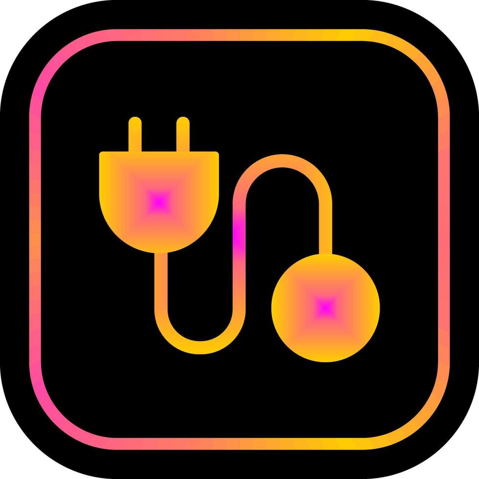 Electric Current Icon Design vector