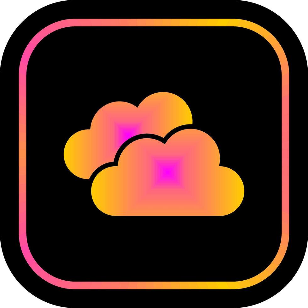 diseño de icono de nube vector