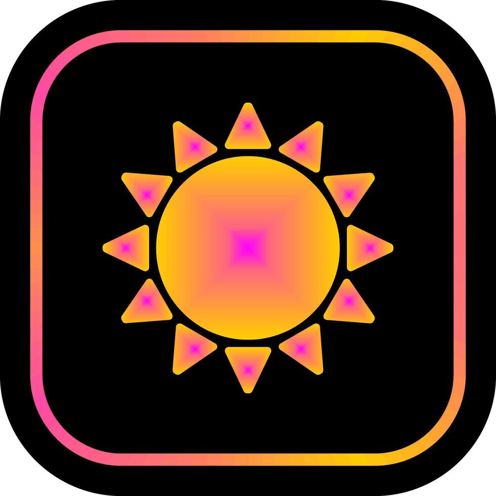 Sun Icon Design vector
