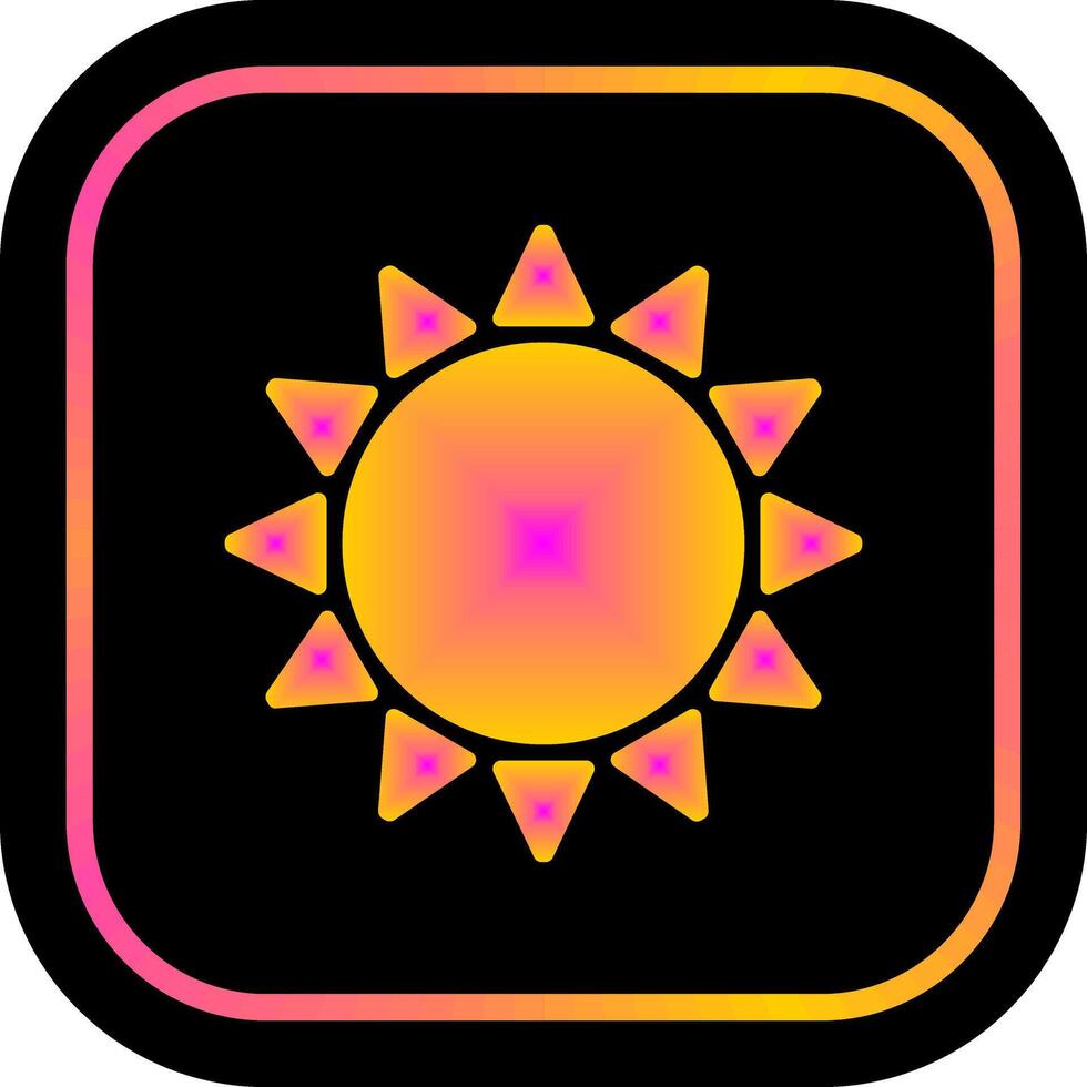 diseño de icono de sol vector