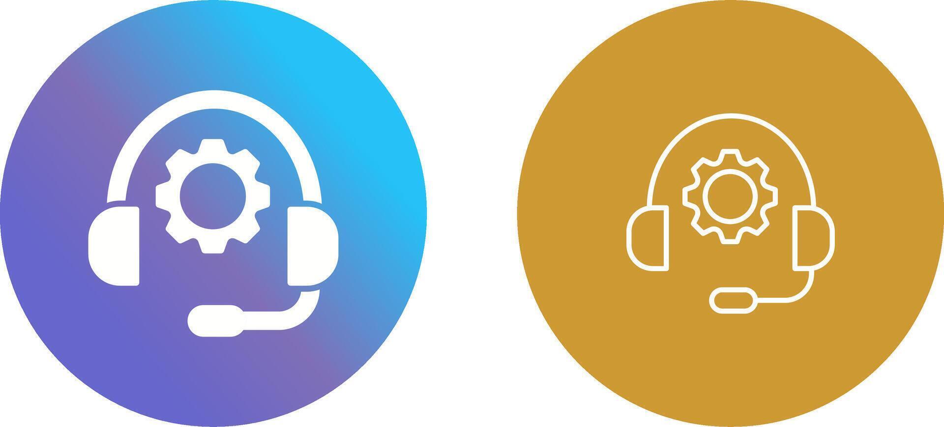 Technical Support Icon Design vector