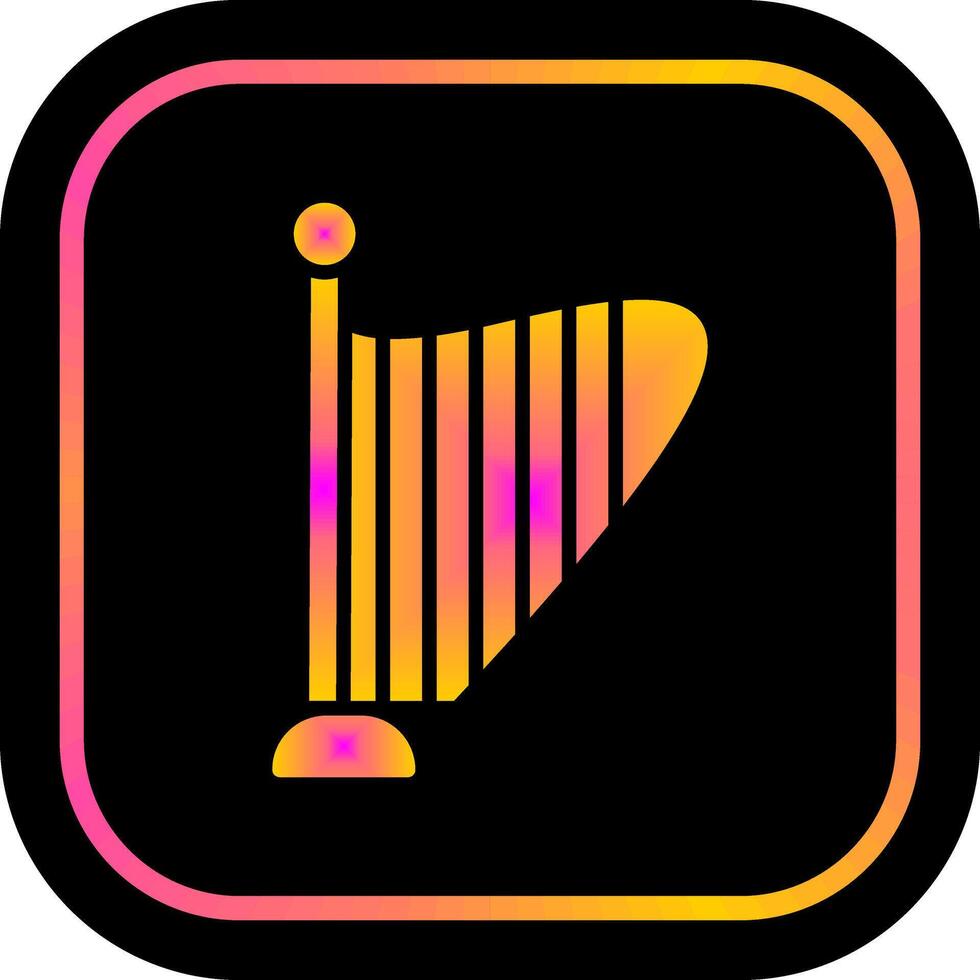 Harp Icon Design vector