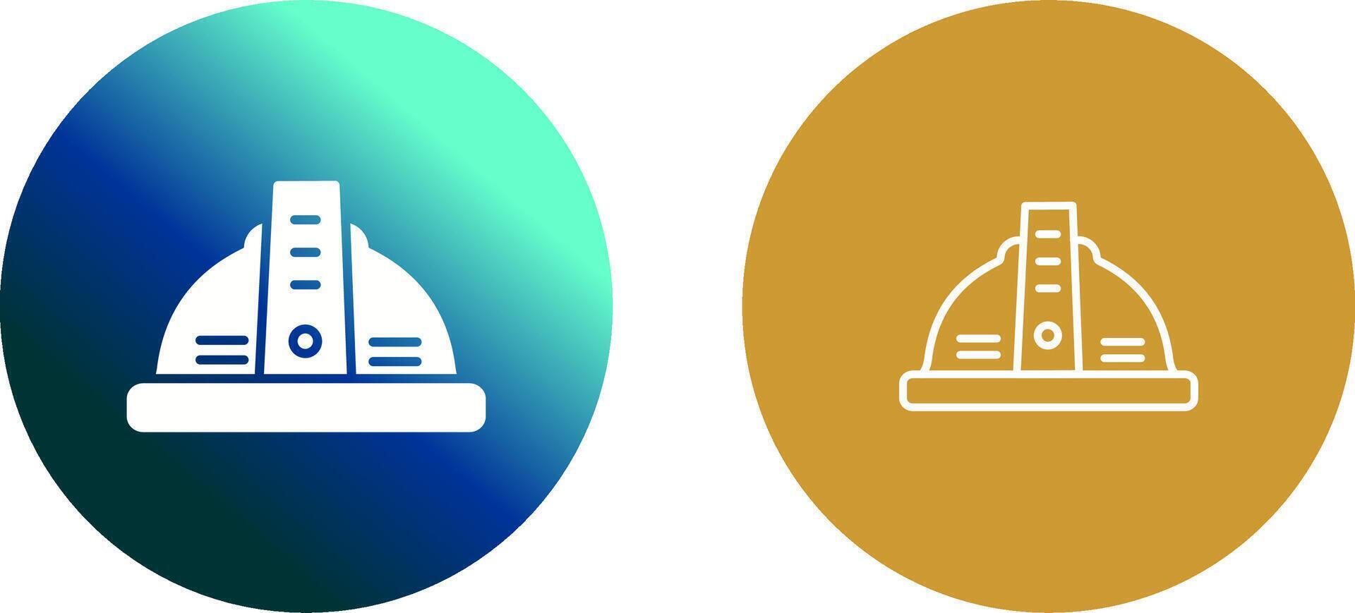 Helmet Icon Design vector