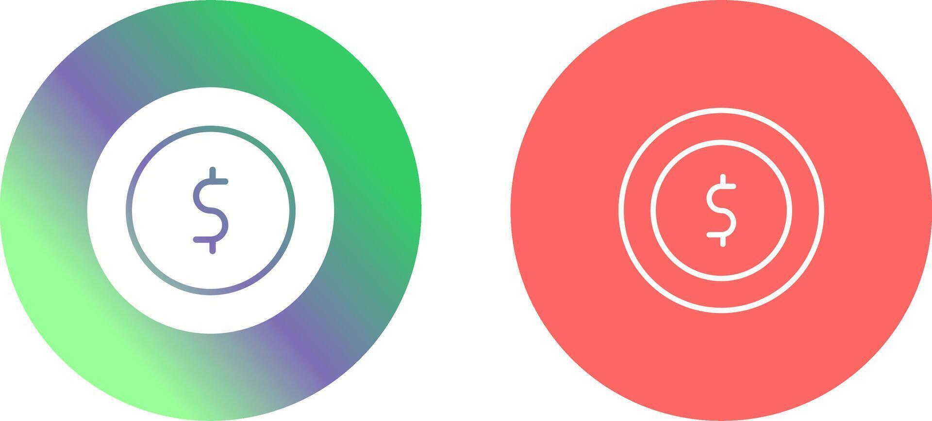 Coins Icon Design vector