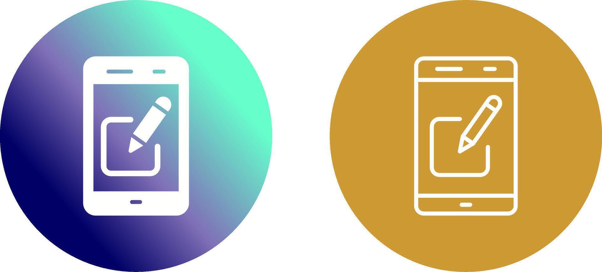 Edit Icon Design vector