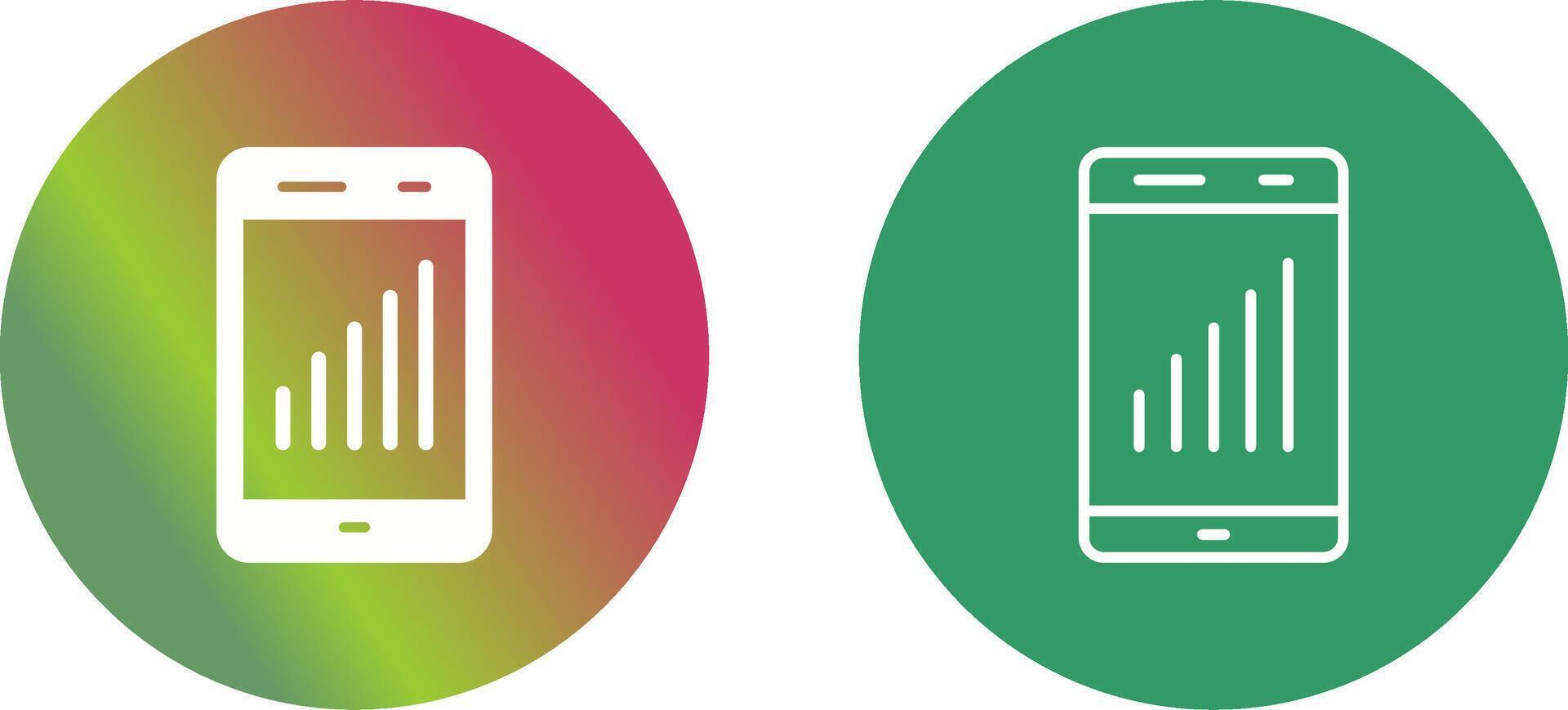 Cell Signal Icon Design vector