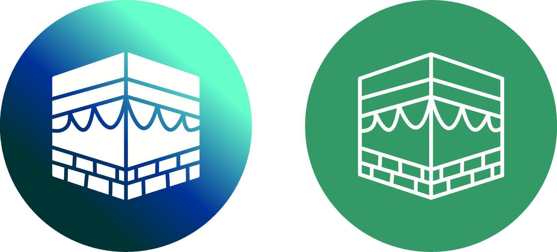 Khana Kaaba Icon Design vector