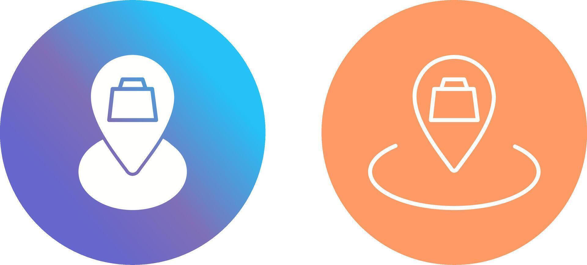 Pin Icon Design vector