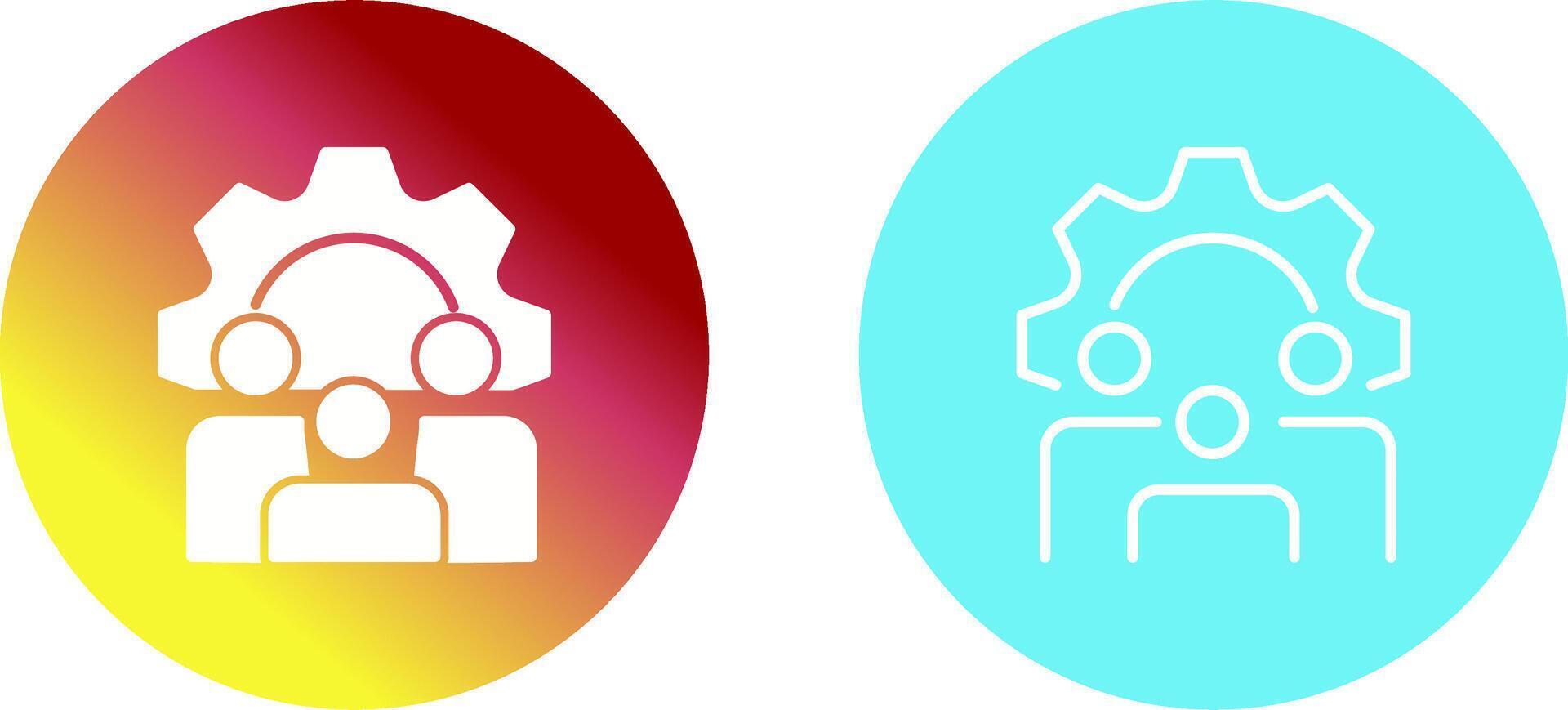 Manage Icon Design vector