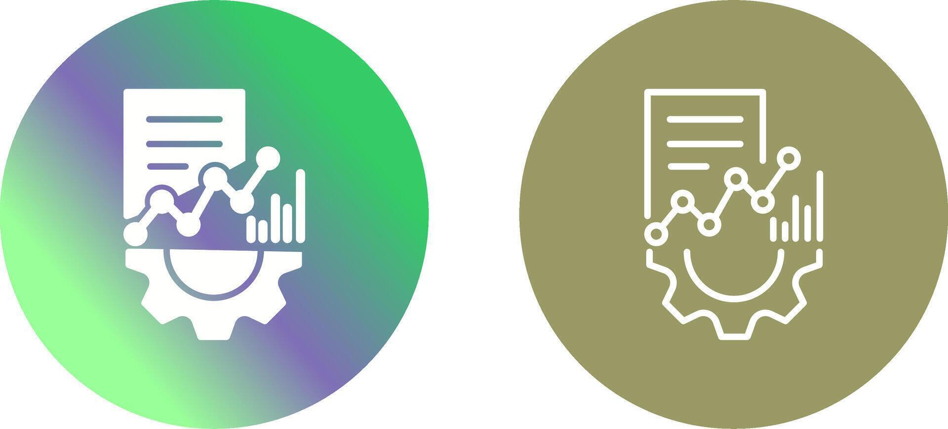 Manage Data Icon Design vector