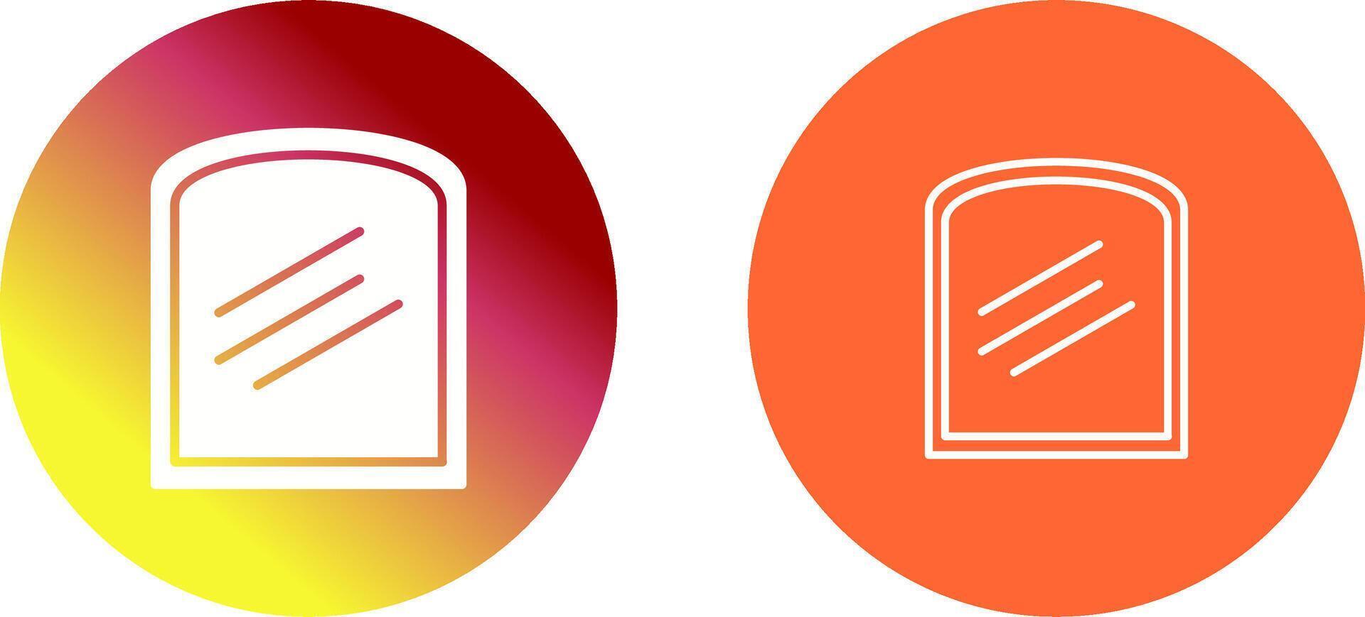 Toast Icon Design vector