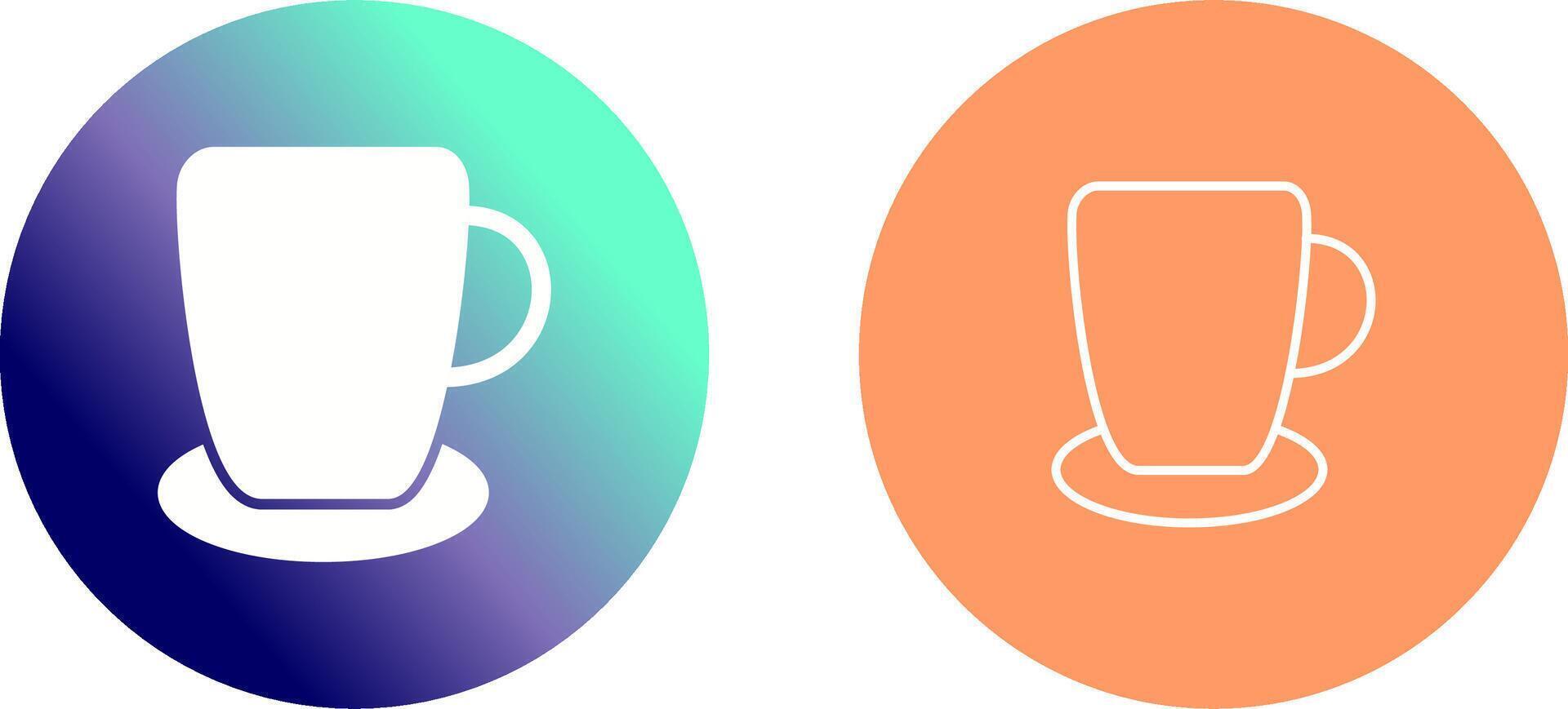 Tea Cup Icon Design vector
