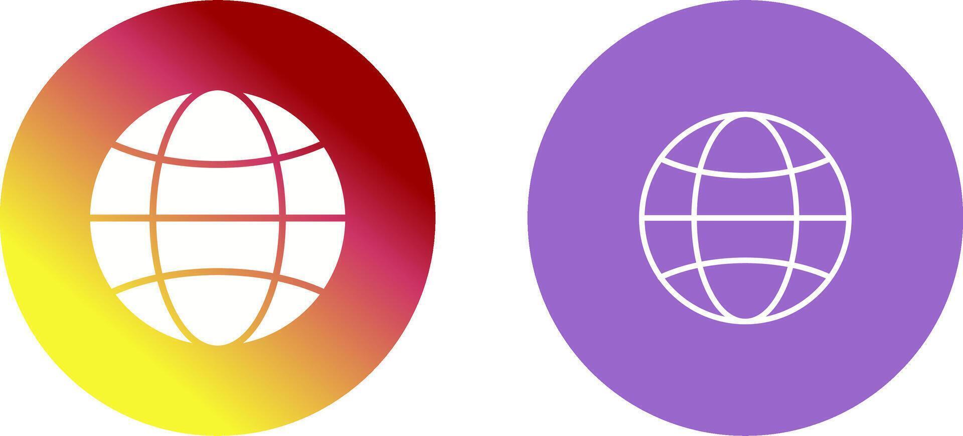 Earth Icon Design vector
