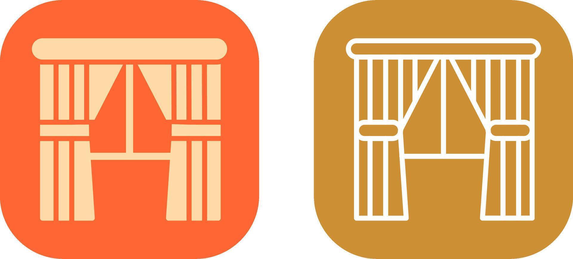 Air Curtain Icon Design vector