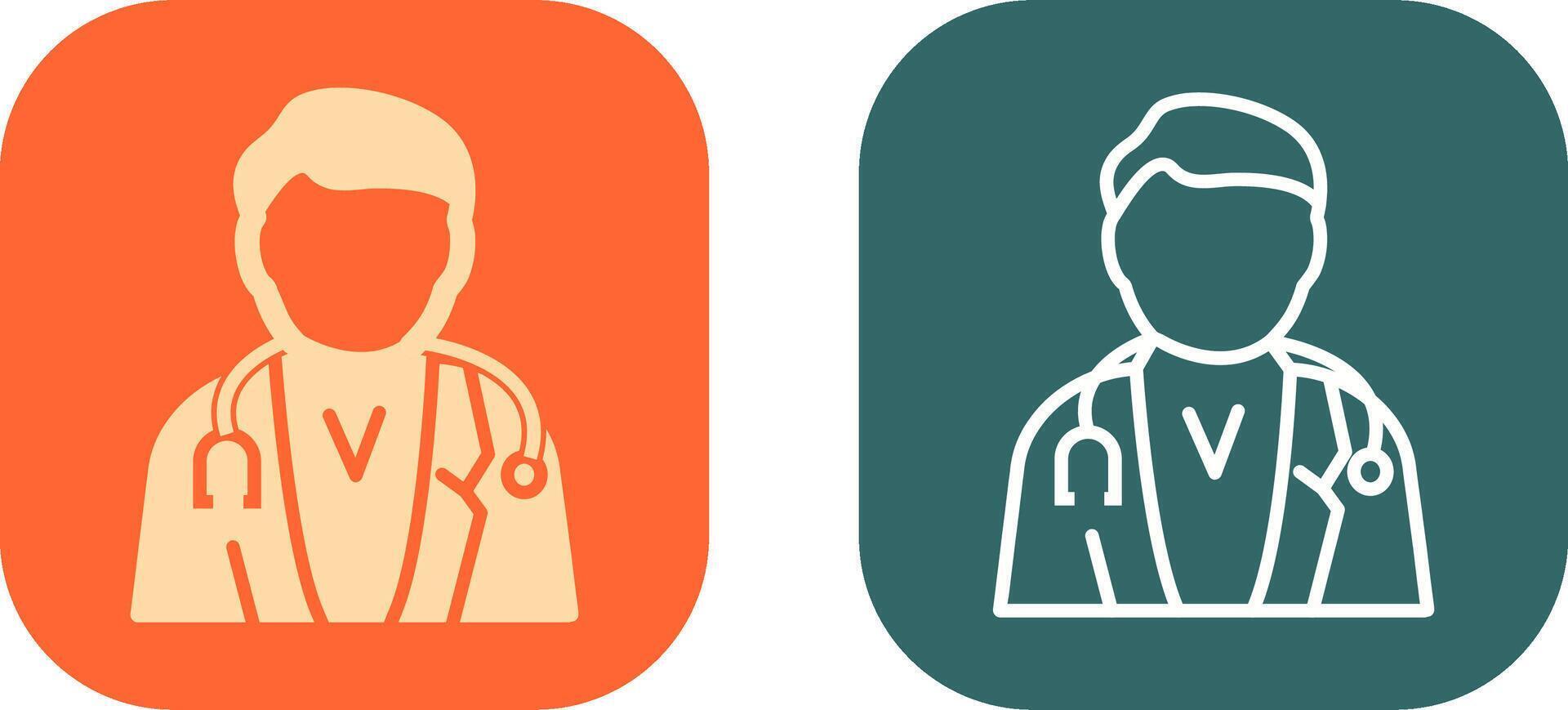 Male Doctor Icon Design vector