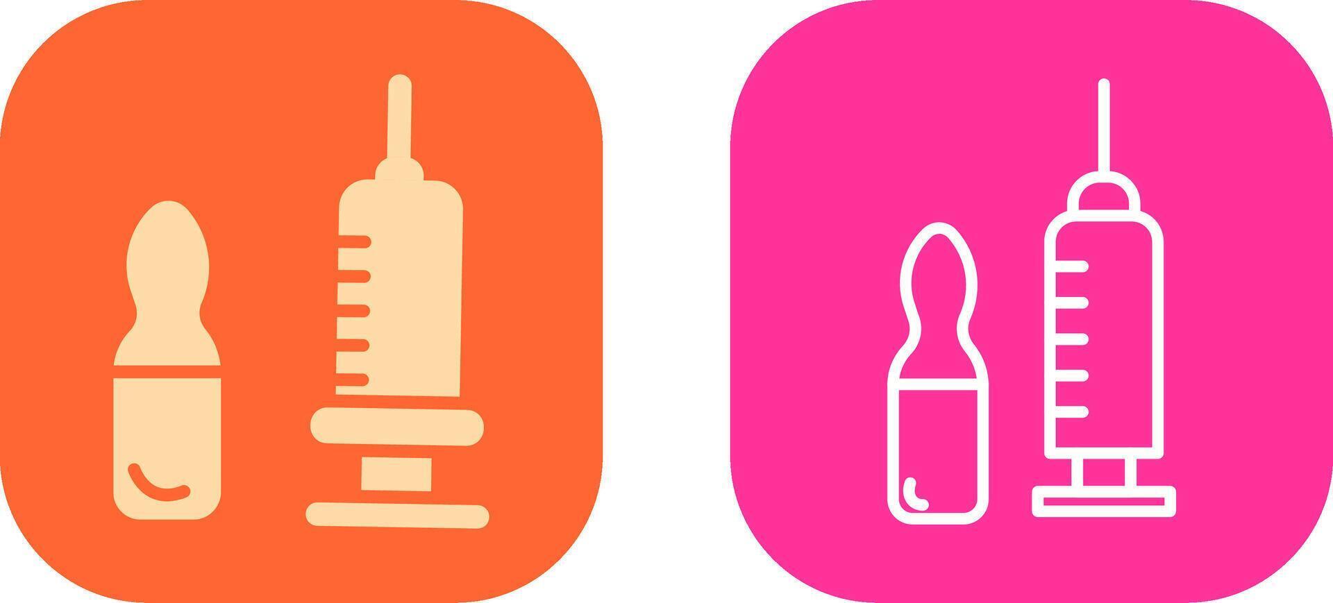 Injection Icon Design vector