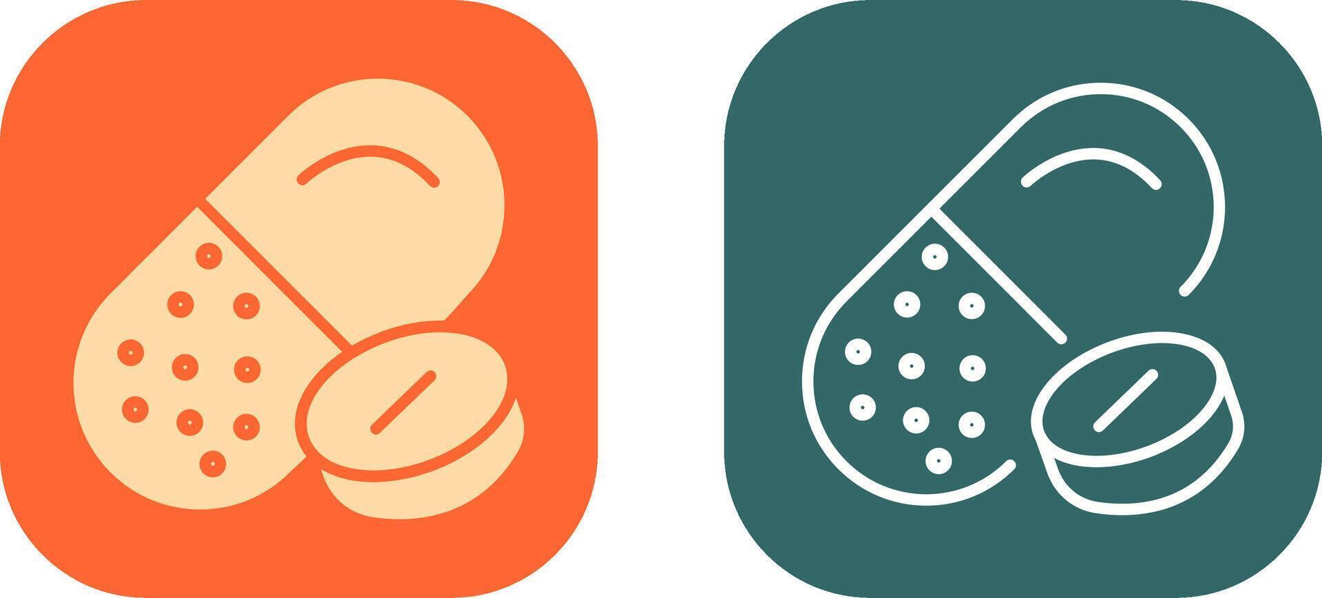 Pills Icon Design vector