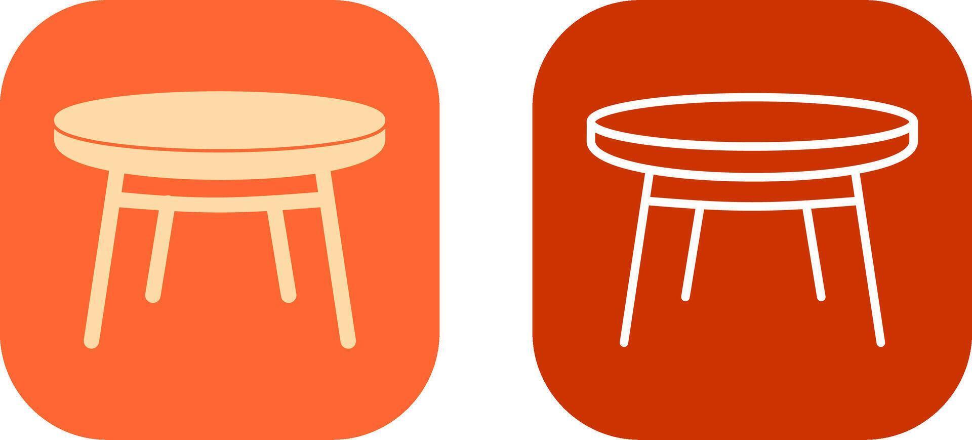 Small Table Icon Design vector