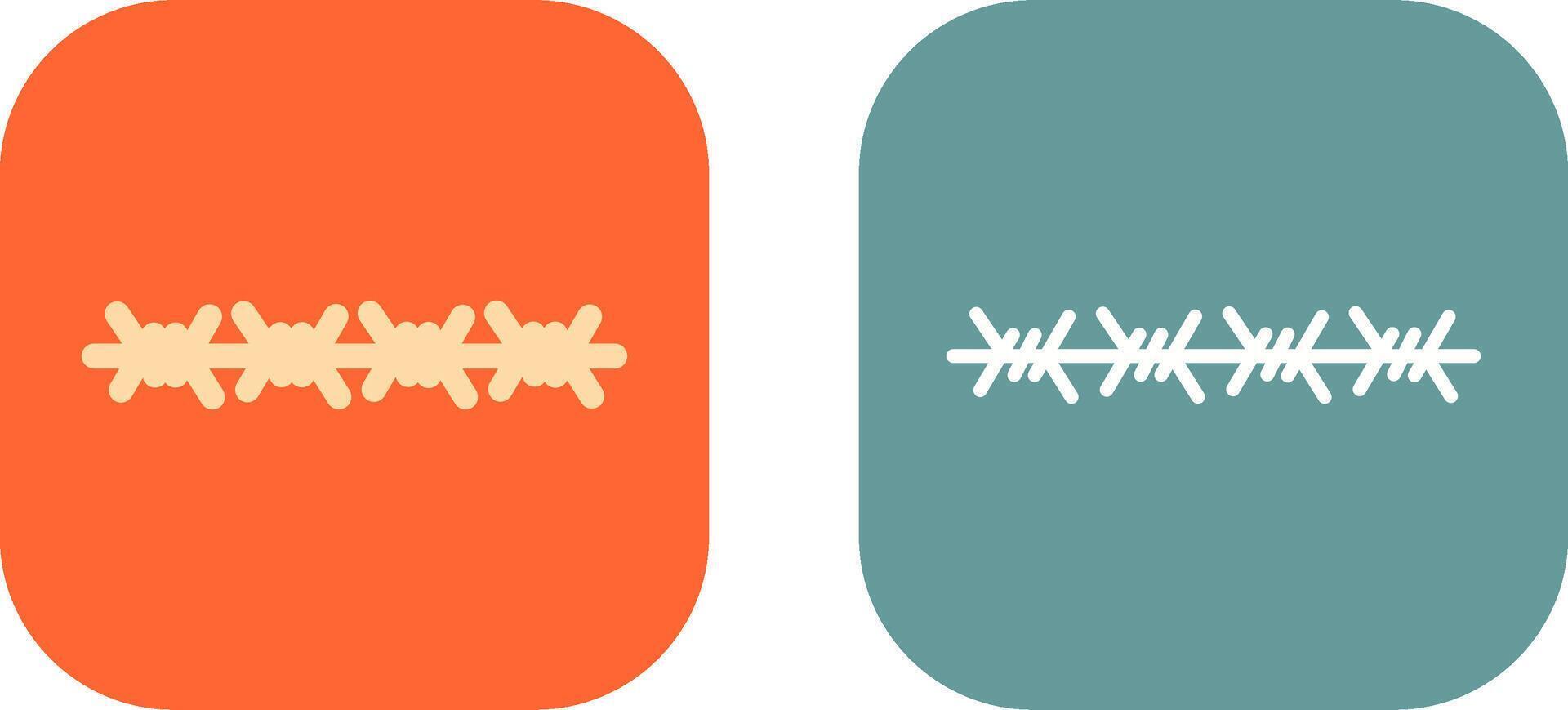 Pointed Wire Icon Design vector