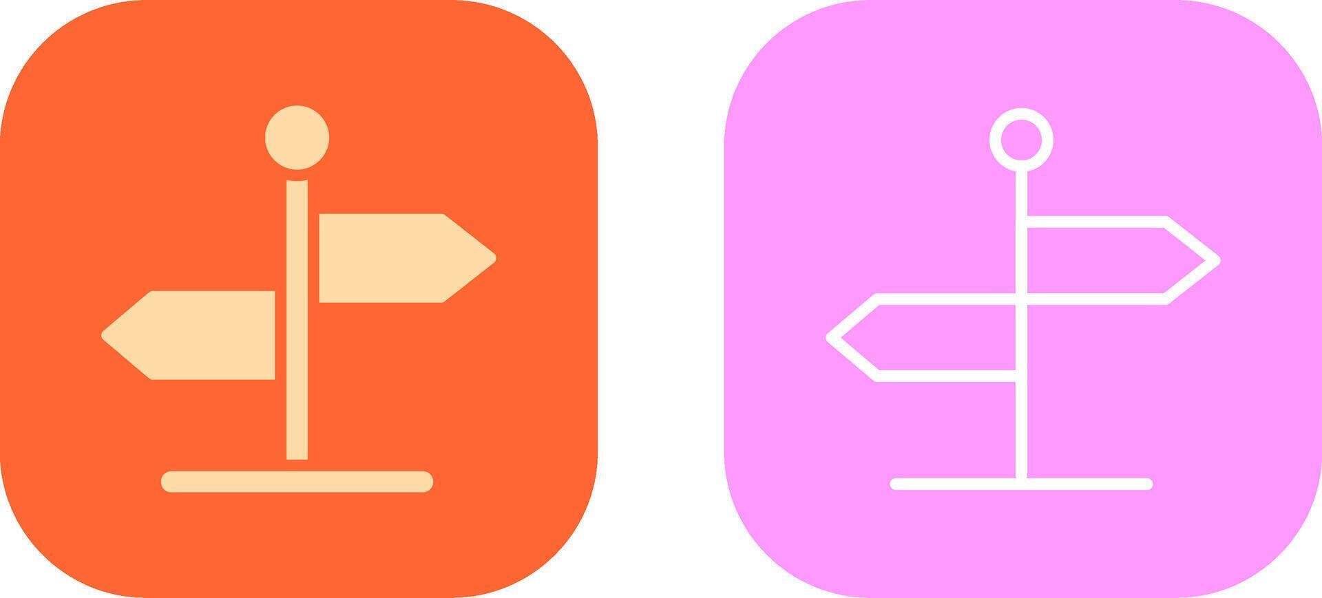 Direction Icon Design vector