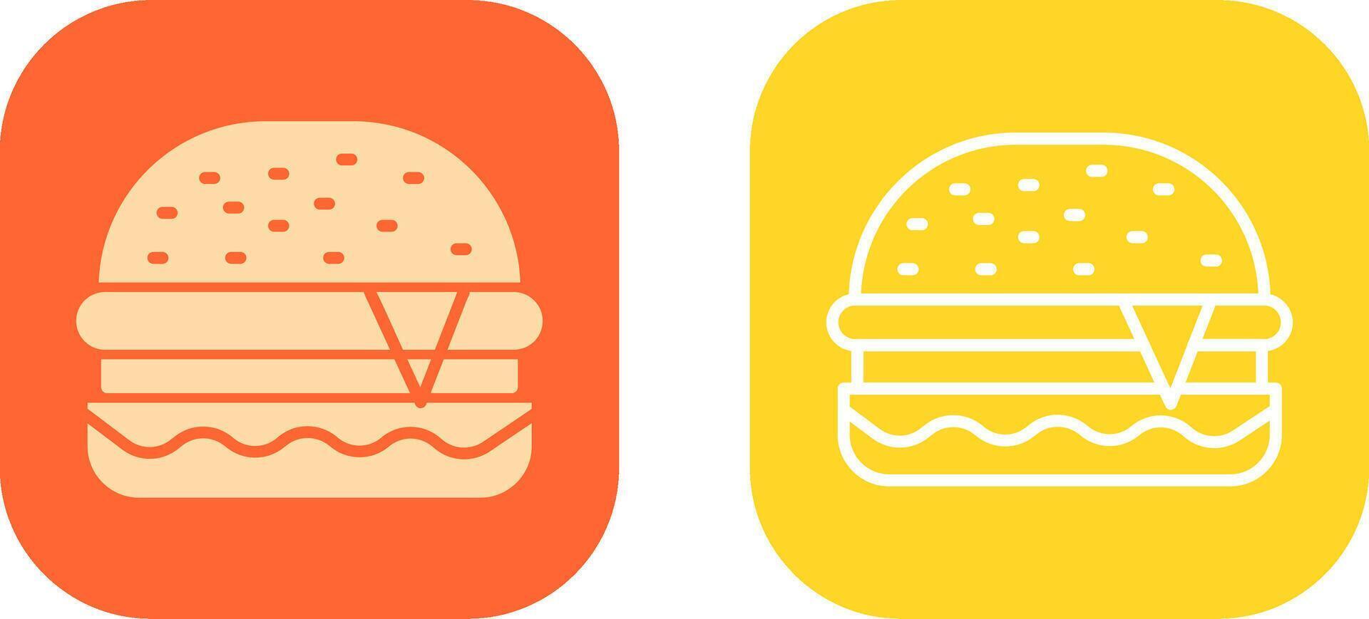 Burger Icon Design vector