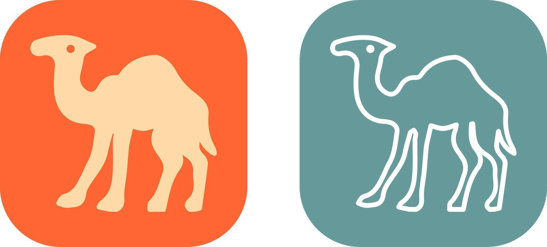 Camel Icon Design vector