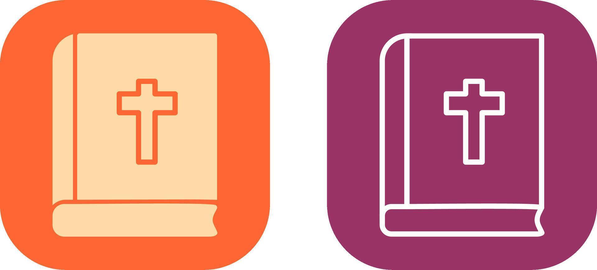 Religious Book Icon Design vector